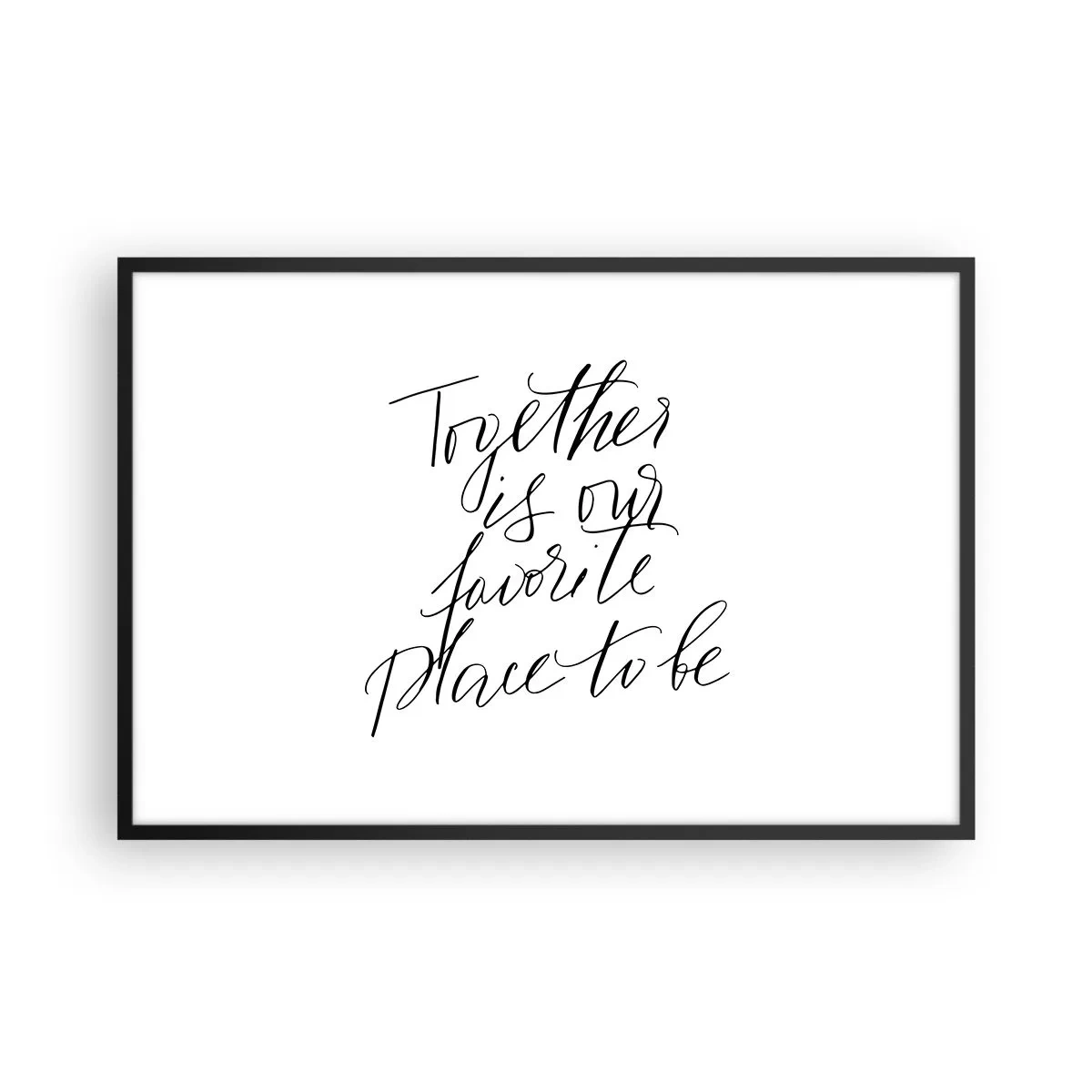 Poszter fehér keretben - Te is érzed? - 91x61 cm