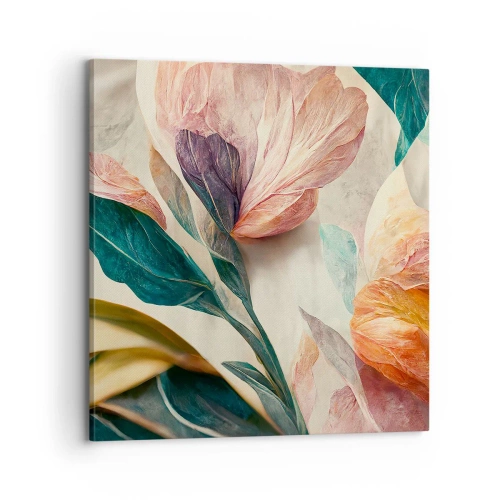 Vászonkép - A déli szigetek virágai - 70x70 cm