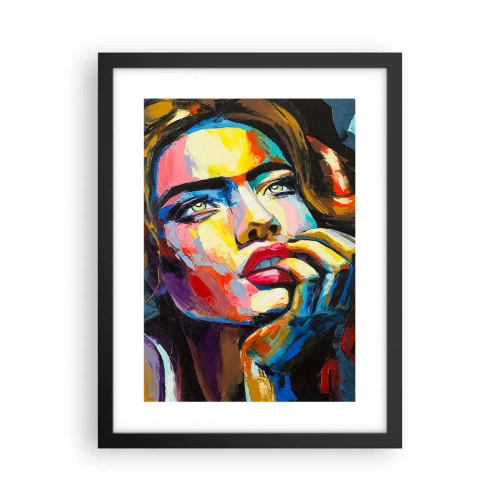 Poszter fehér keretben - Az álmok úgy repülnek az égen, mint a madarak - 30x40 cm