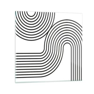 Üveg kép - Egy ívben - 30x30 cm