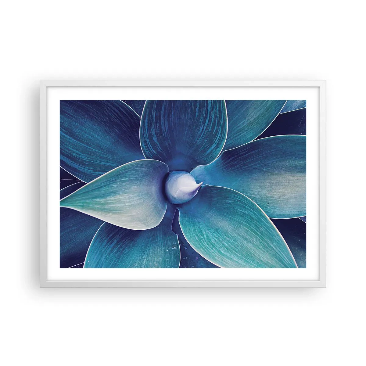 Poszter fekete keretben - Kékezve az égből - 70x50 cm