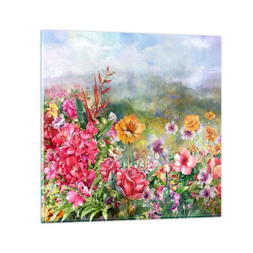 Üveg kép - A kert, amelyik megőrült - 30x30 cm