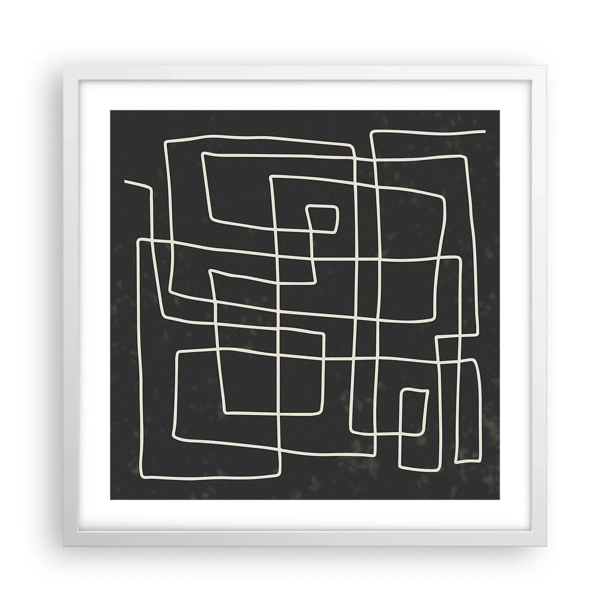 Poszter fekete keretben - Nem olyan egyszerű - 50x50 cm