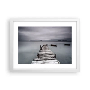 Poszter fekete keretben - Holnap indulhatsz - 40x30 cm