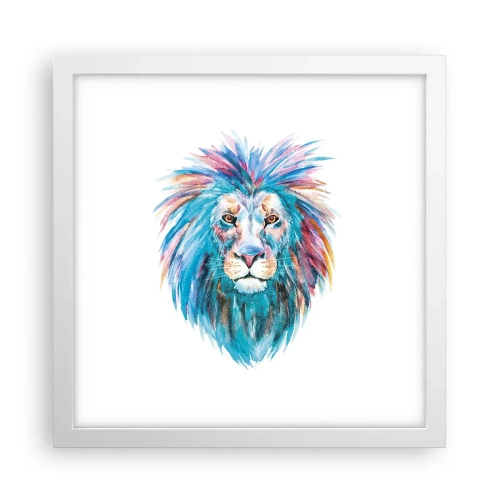 Poszter fekete keretben - Felvillanyozó aura - 30x30 cm