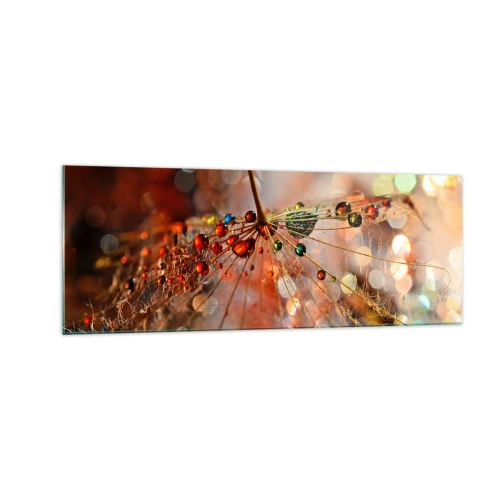 Üveg kép - Pókszálra fűzve - 140x50 cm