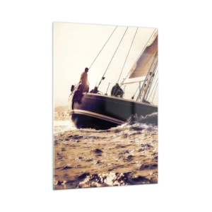 Üveg kép - Vitorlázz, tengerész - 50x70 cm