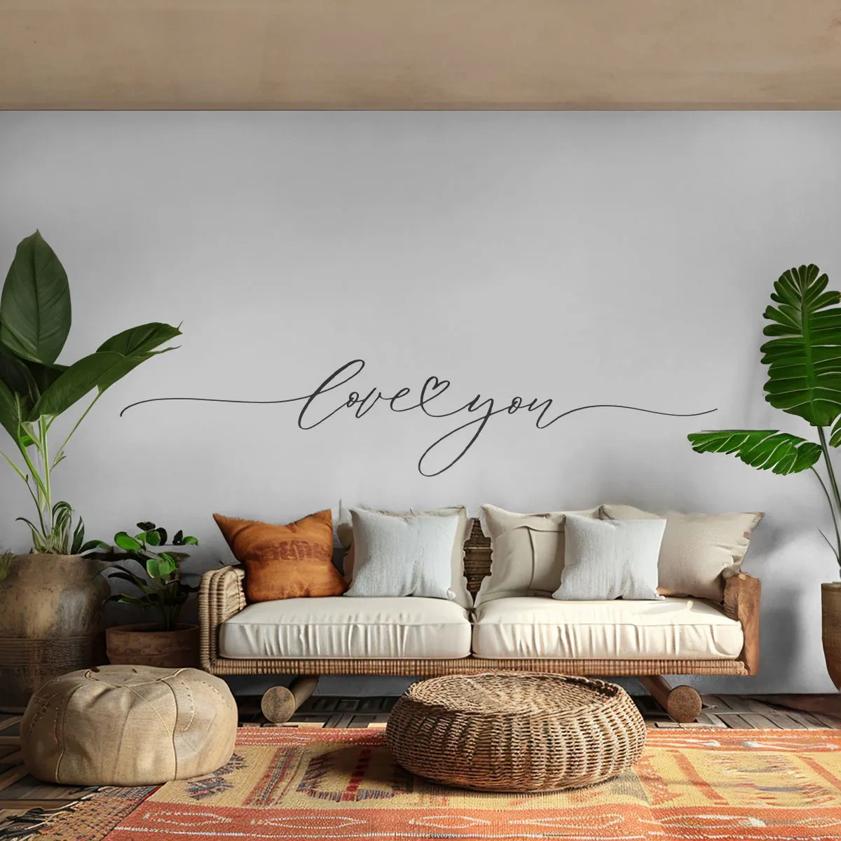 Öntapadós Fotótapéta Deluxe Sticker - Fekete fehéren - Tipográfia, Megerősítés, Alapelv - 250x175 cm