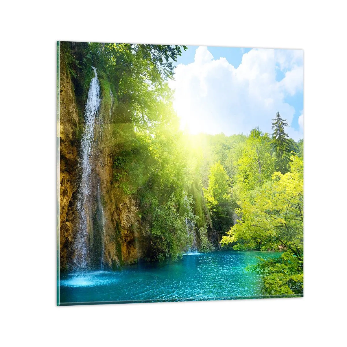 Üveg kép - Ez kell legyen a Paradicsom - 60x60 cm