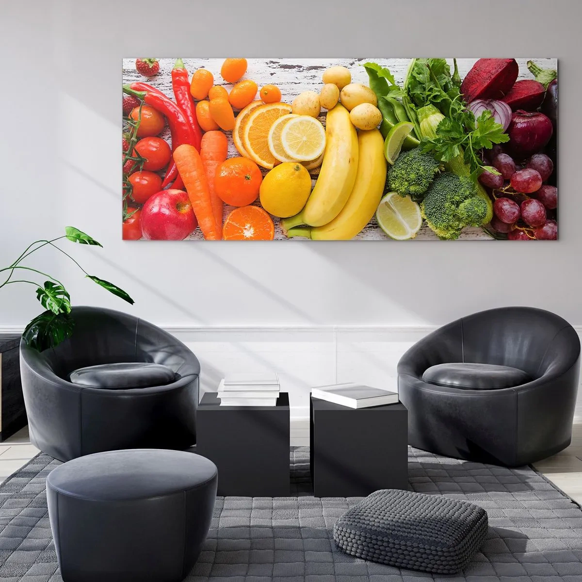 Üveg kép - Ez nem elég? - 90x30 cm