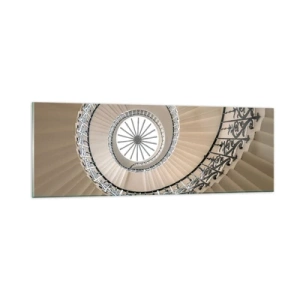 Üveg kép - Egy kagyló közepén - 90x30 cm