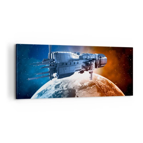 Vászonkép - Óvatos megfigyelő - 100x40 cm