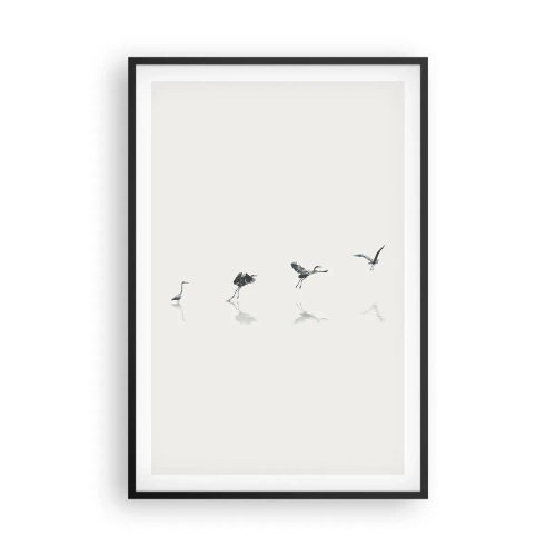Poszter fehér keretben - Négy egyszerű lépés - 61x91 cm