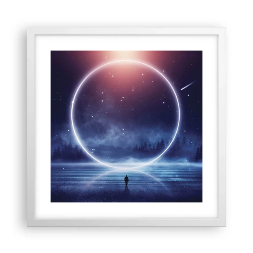 Poszter fekete keretben - Már itt vannak... - 40x40 cm