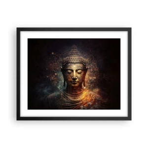 Poszter fehér keretben - Spirituális egyensúly - 50x40 cm