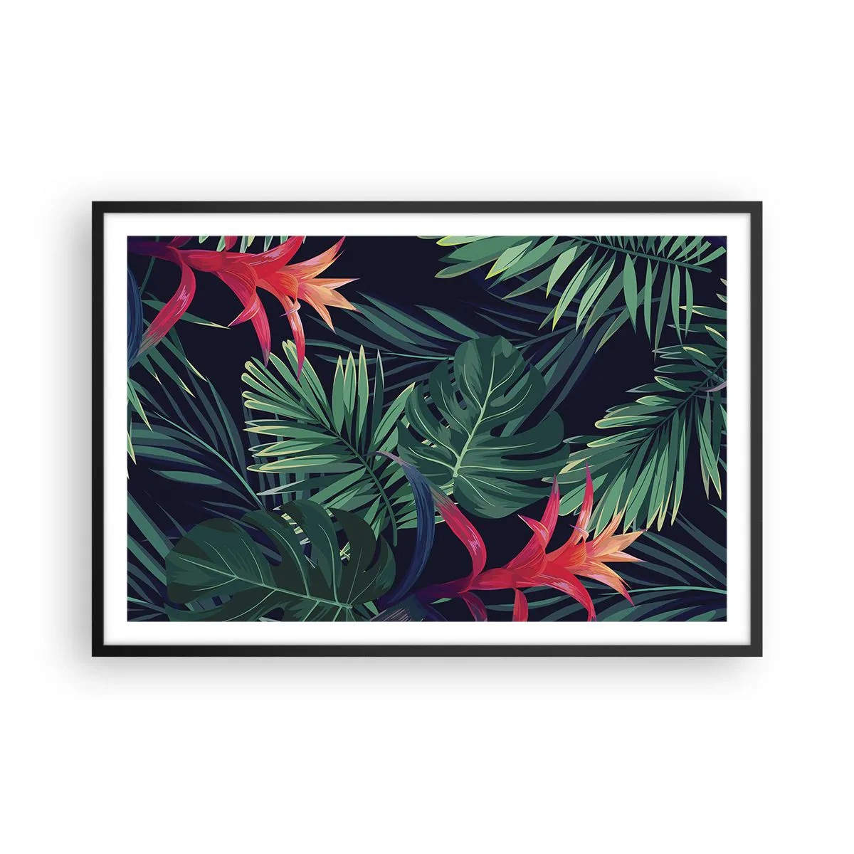Poszter fehér keretben - Zölden égni - 91x61 cm
