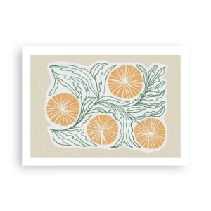 Poszter - Etnikus egy csipet absztrakcióval - 70x50 cm