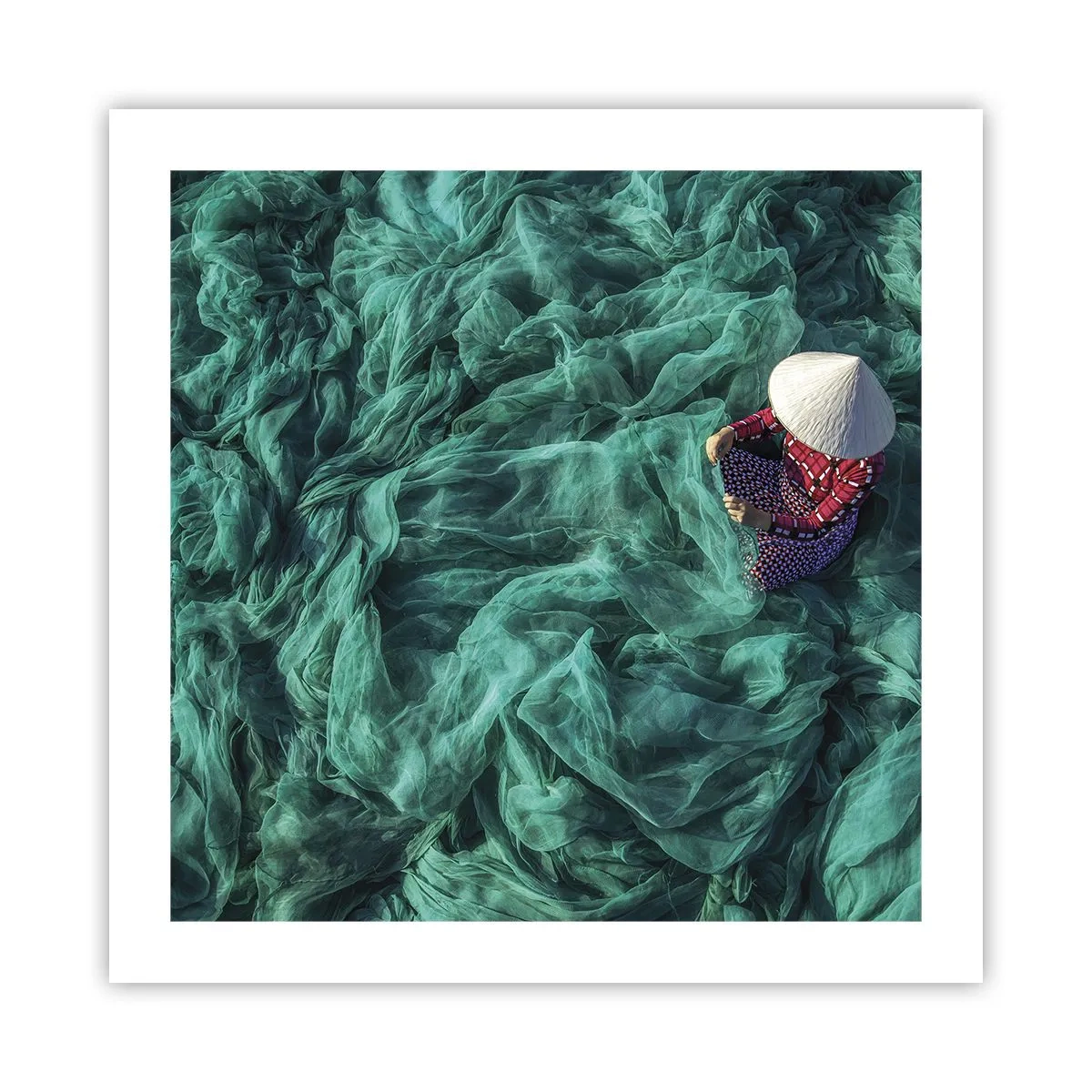 Poszter - A hálók tengerében - 50x50 cm