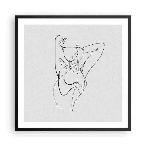Poszter fehér keretben - Milyen vagy igazán…. - 60x60 cm