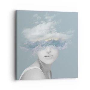Vászonkép - Fejjel a fellegekben - 30x30 cm