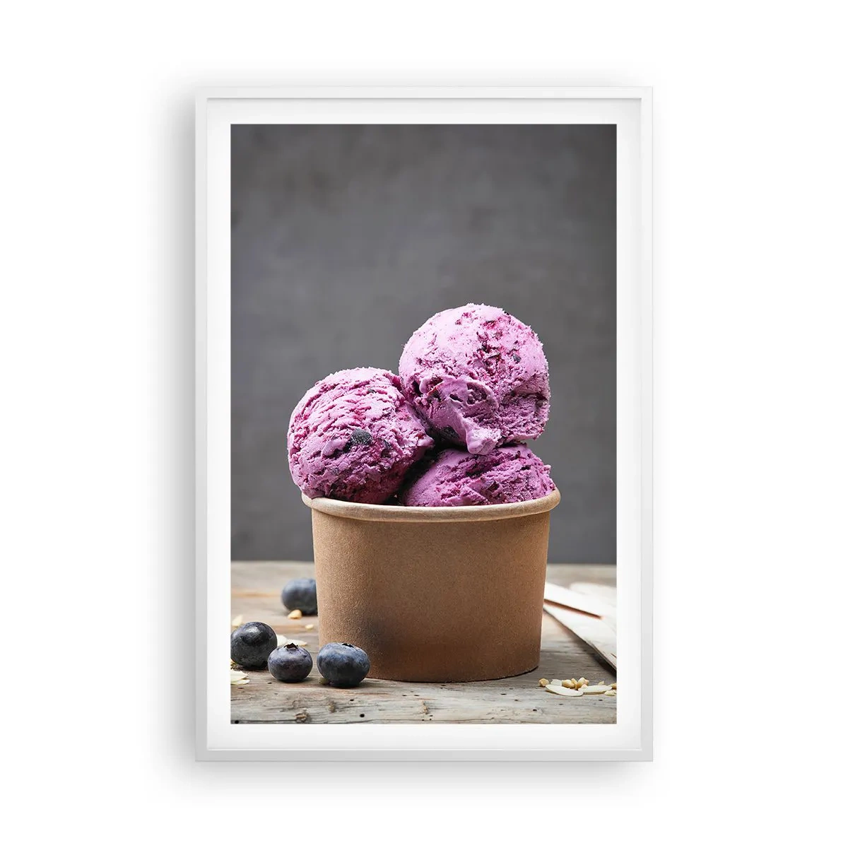 Poszter fekete keretben - Édesség és hűvösség - 61x91 cm