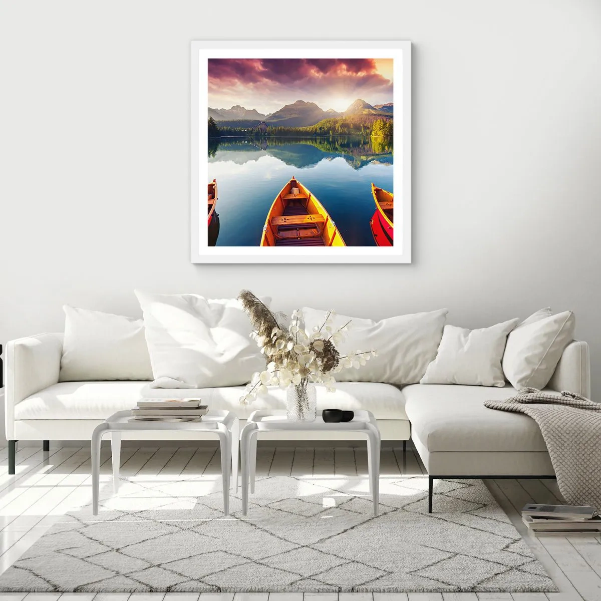 Poszter fekete keretben - Semmi a természet ellen - 60x60 cm