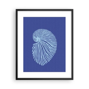 Poszter fehér keretben - Egy kagyló születése - 40x50 cm