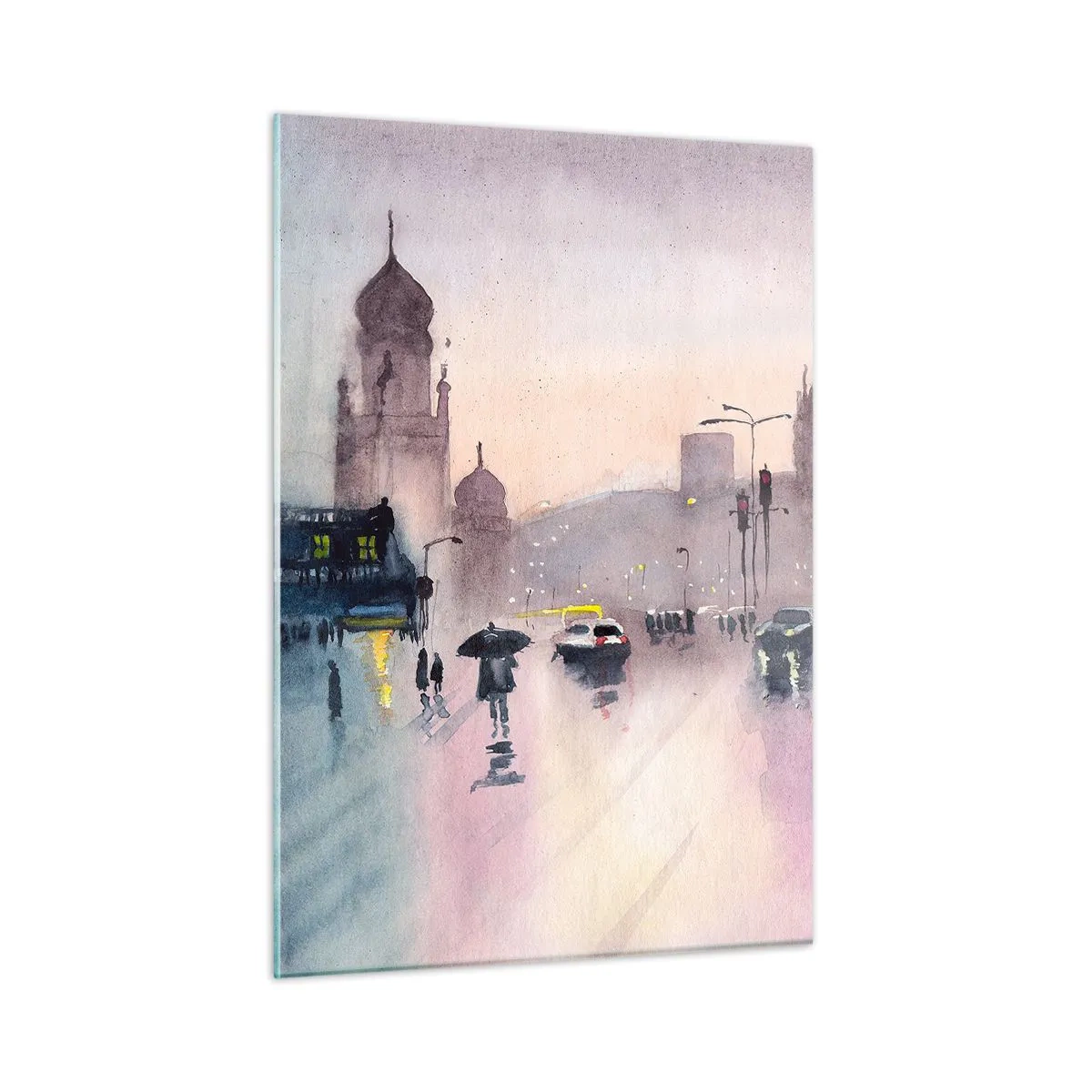 Üveg kép - Az esős ködben - 50x70 cm