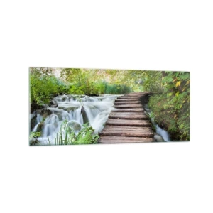 Üveg kép - A víz egyáltalán nem csendes - 120x50 cm