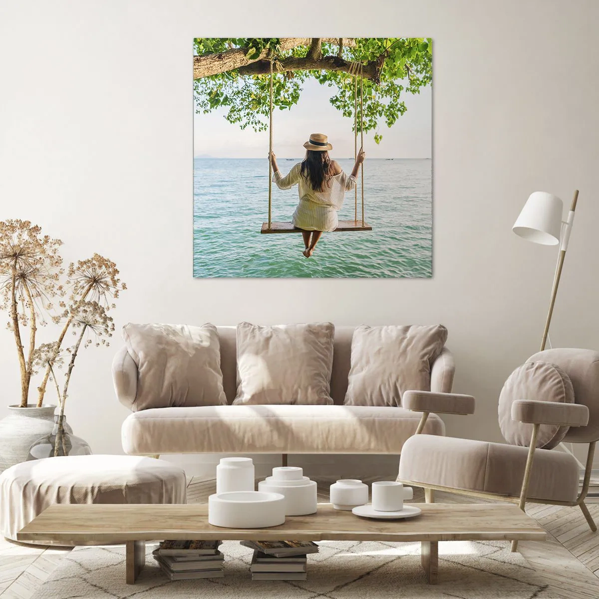 Vászonkép - Az élet gyönyörű - 60x60 cm