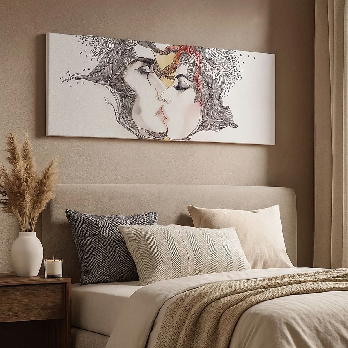 Vászonkép - A világ nem létezik - 100x40 cm