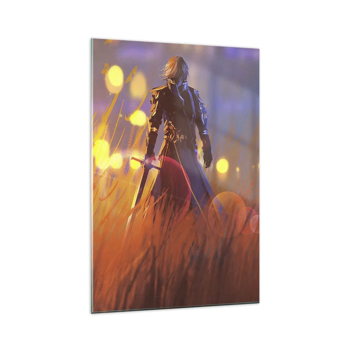 Üveg kép - Tévedő lovag - 70x100 cm