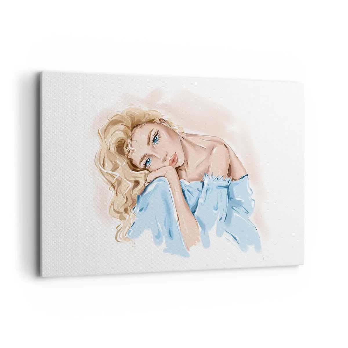 Vászonkép - Álmodozó a kékben - 120x80 cm