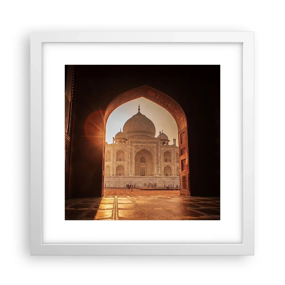 Poszter fekete keretben - A földöntúli szerelem emlékműve - 30x30 cm