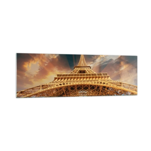 Üveg kép - Ahogy az emberiség eljutott az egekig - 160x50 cm