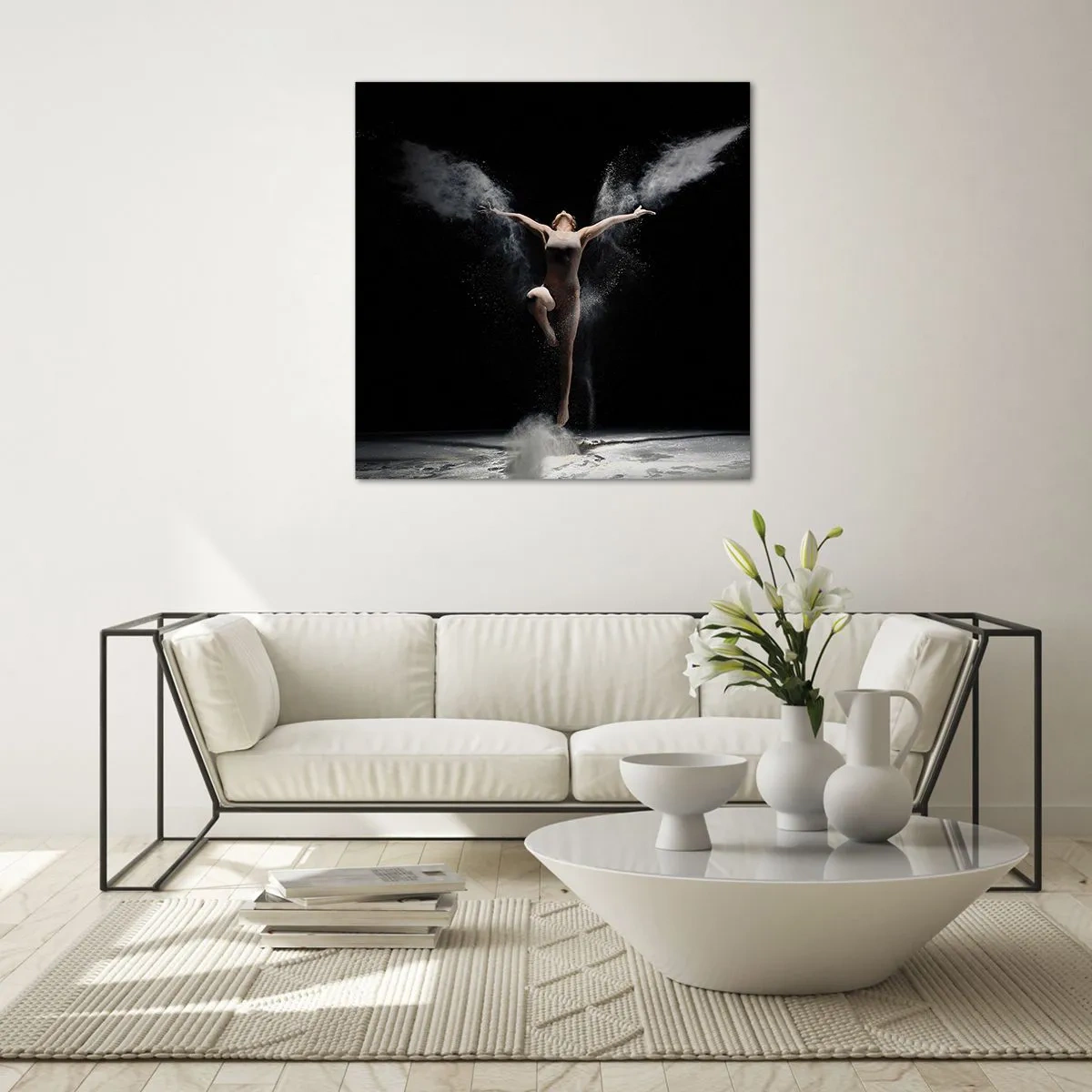 Üveg kép - Elfek léteznek - 30x30 cm