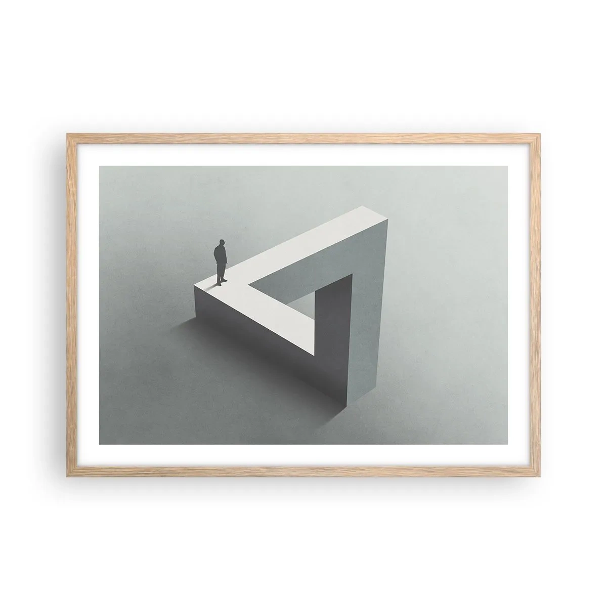 Poszter világos tölgy keretben - És mégis lehetséges - 70x50 cm