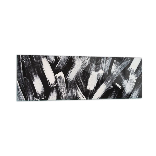 Üveg kép - Absztrakció az ipari szellemben - 160x50 cm