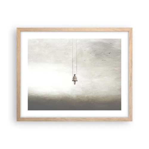 Poszter világos tölgy keretben - A bennünk lévő gyerek - 50x40 cm