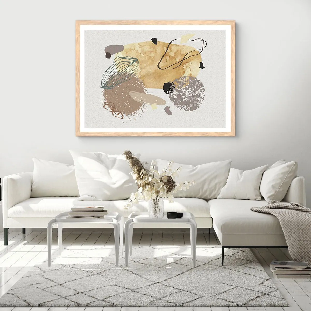 Poszter világos tölgy keretben - Alkalmazott plumkológia - 100x70 cm