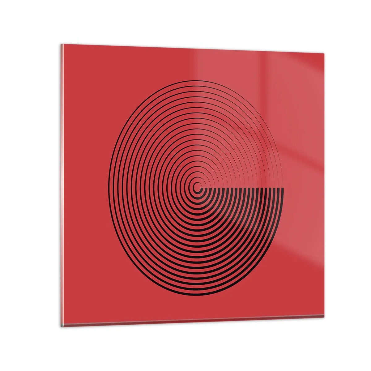 Üveg kép - Körkörös mozgás - 40x40 cm