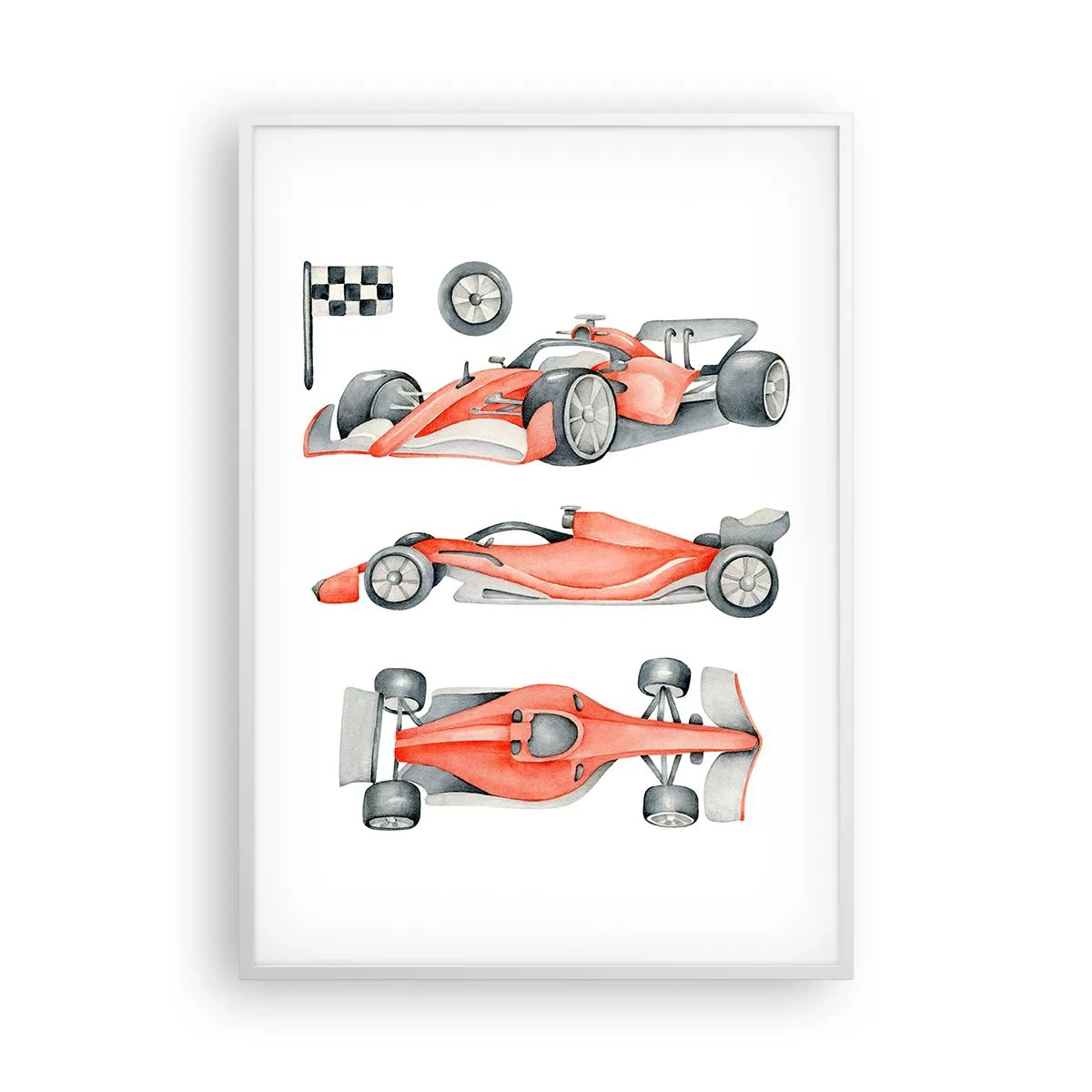 Poszter fekete keretben - Egy álom elérése - 70x100 cm