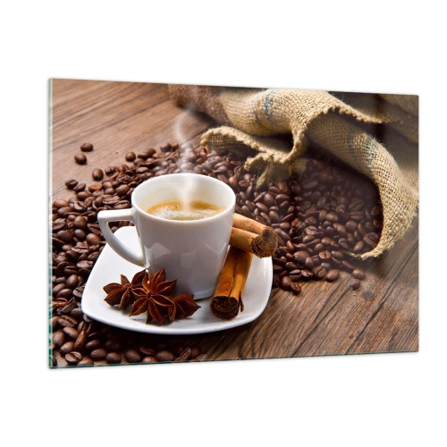 Üveg kép - Fűszeres íz és illat - 120x80 cm