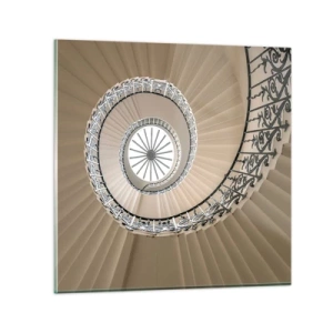 Üveg kép - Egy kagyló közepén - 30x30 cm