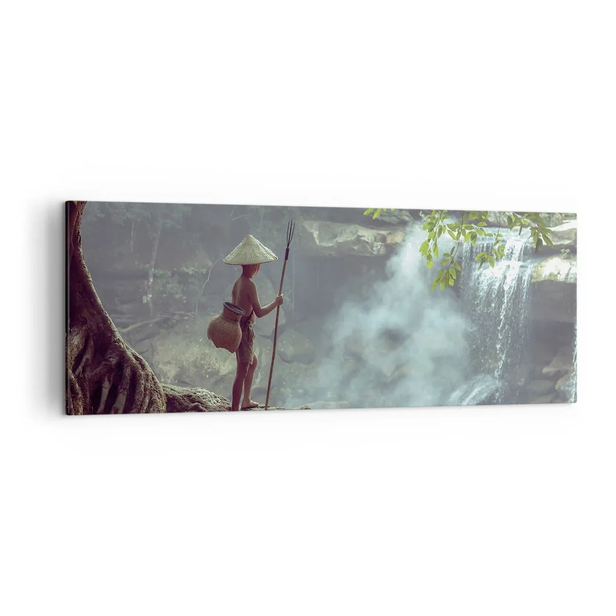 Vászonkép - Barátságban a természettel - 140x50 cm