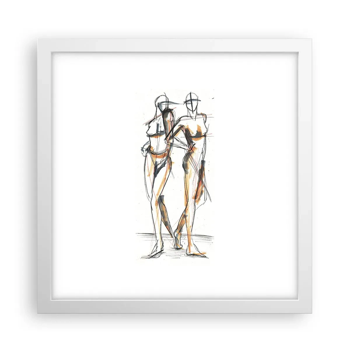 Poszter fekete keretben - A kegyelem tanulmánya - 30x30 cm