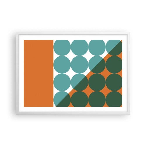 Poszter fekete keretben - Felfelé és átlósan - 70x50 cm