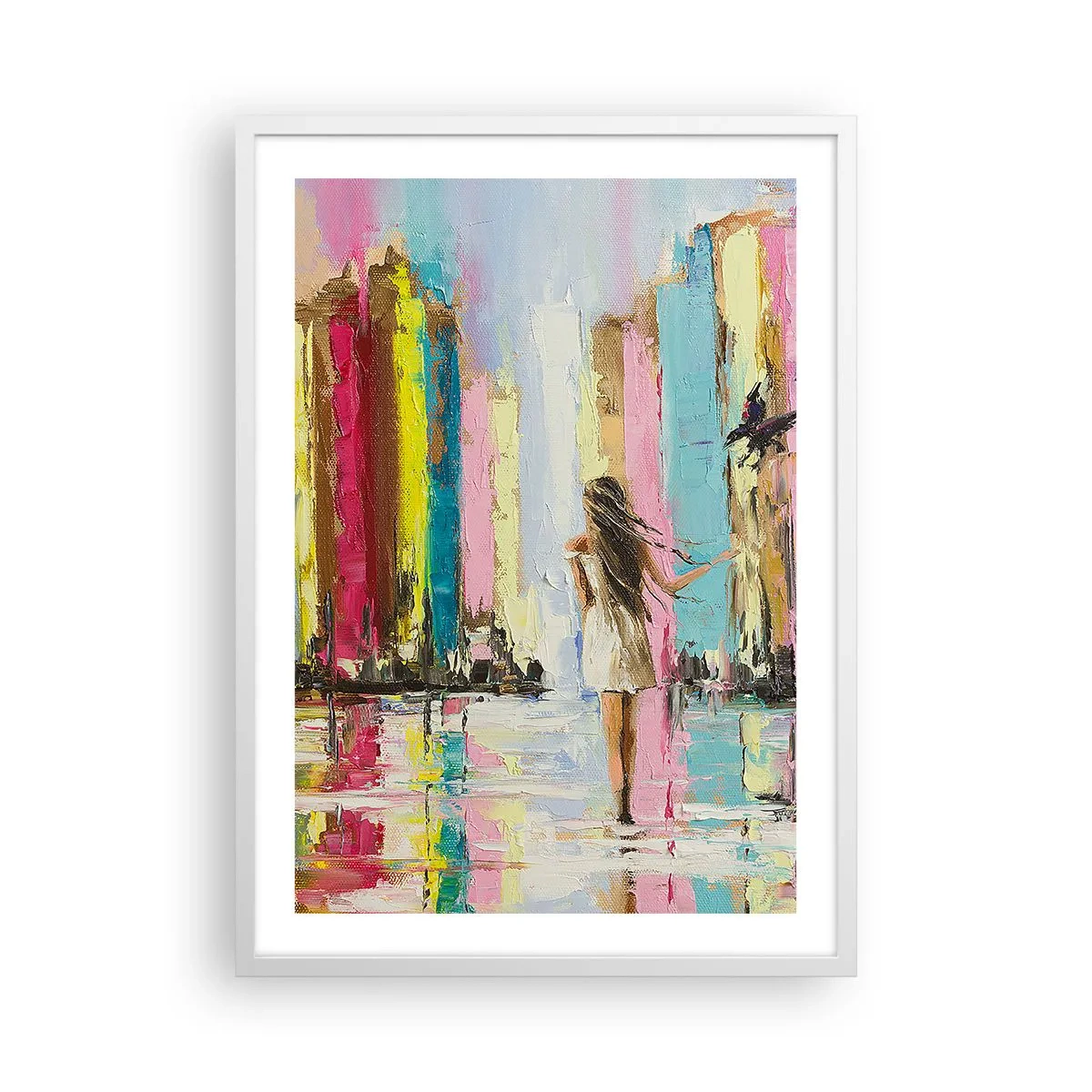 Poszter fekete keretben - Kövessél - 50x70 cm