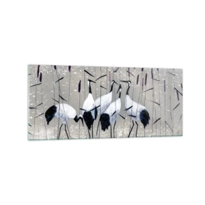 Üveg kép - A sajátjaik között - 120x50 cm