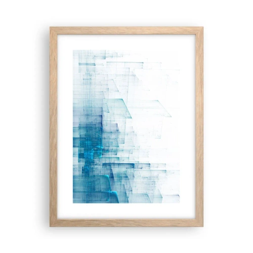 Poszter világos tölgy keretben - Hogyan lett az űr - 30x40 cm